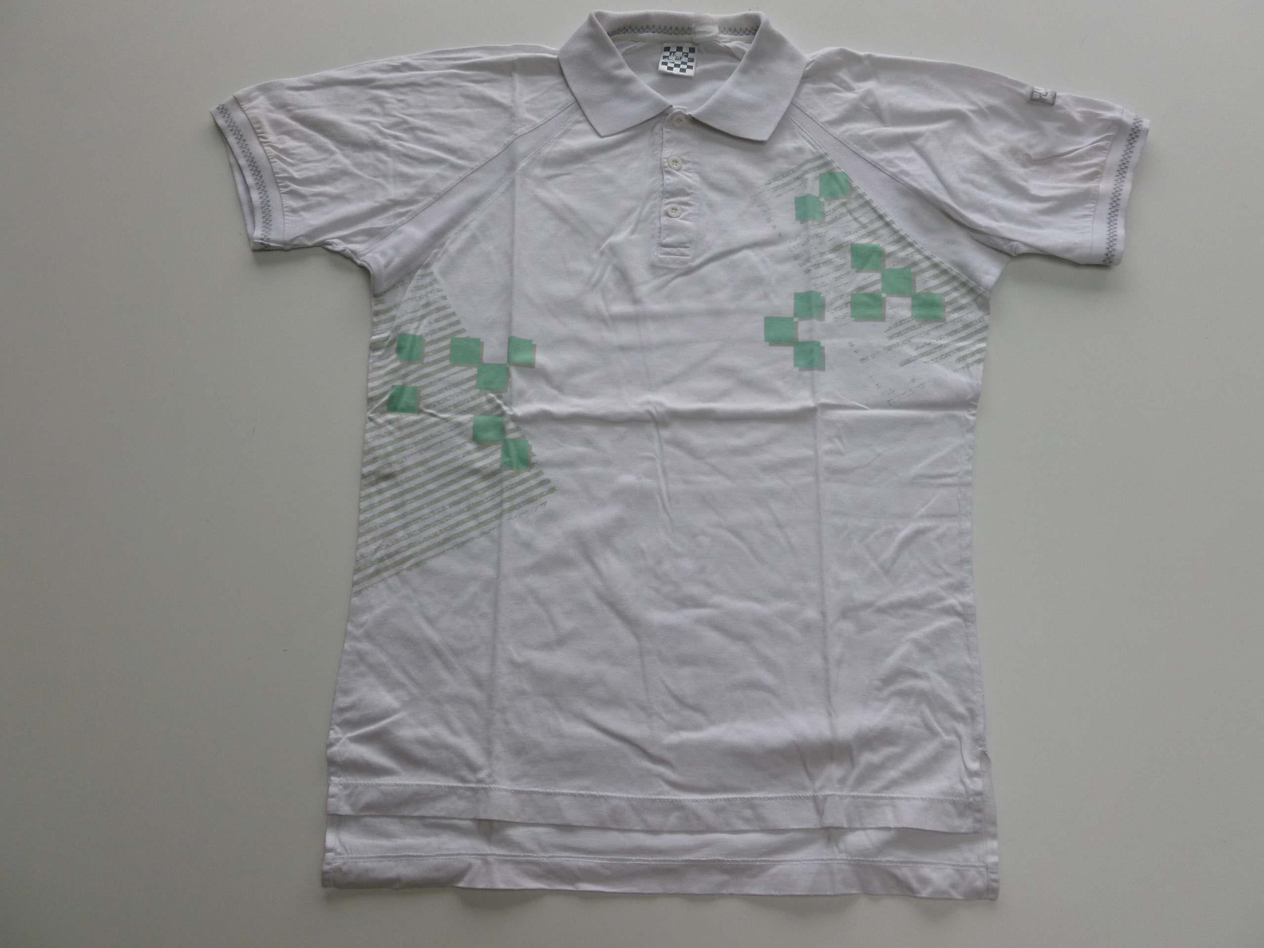 Polo 1985 white bande