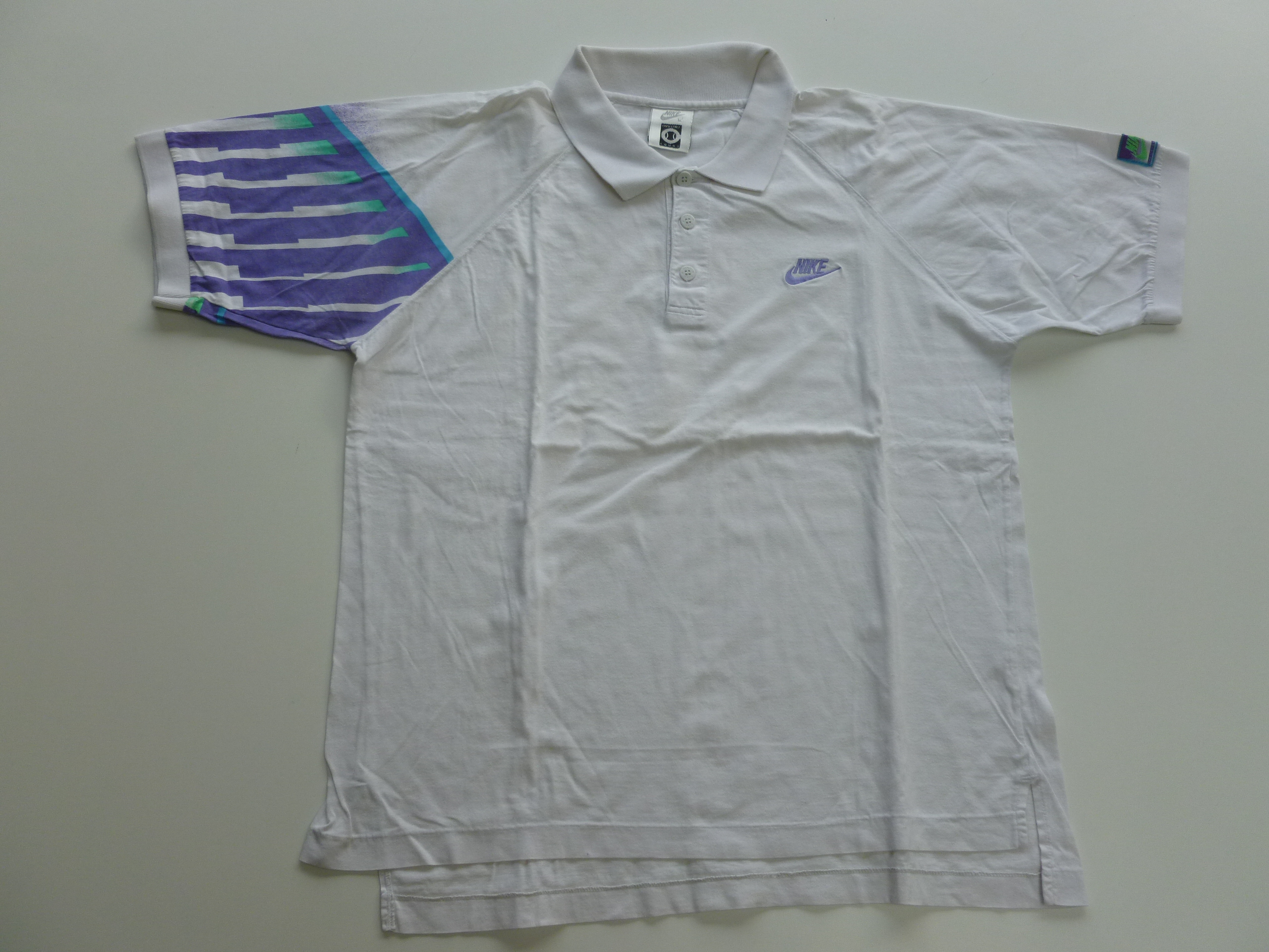 Polo 1985 white bande