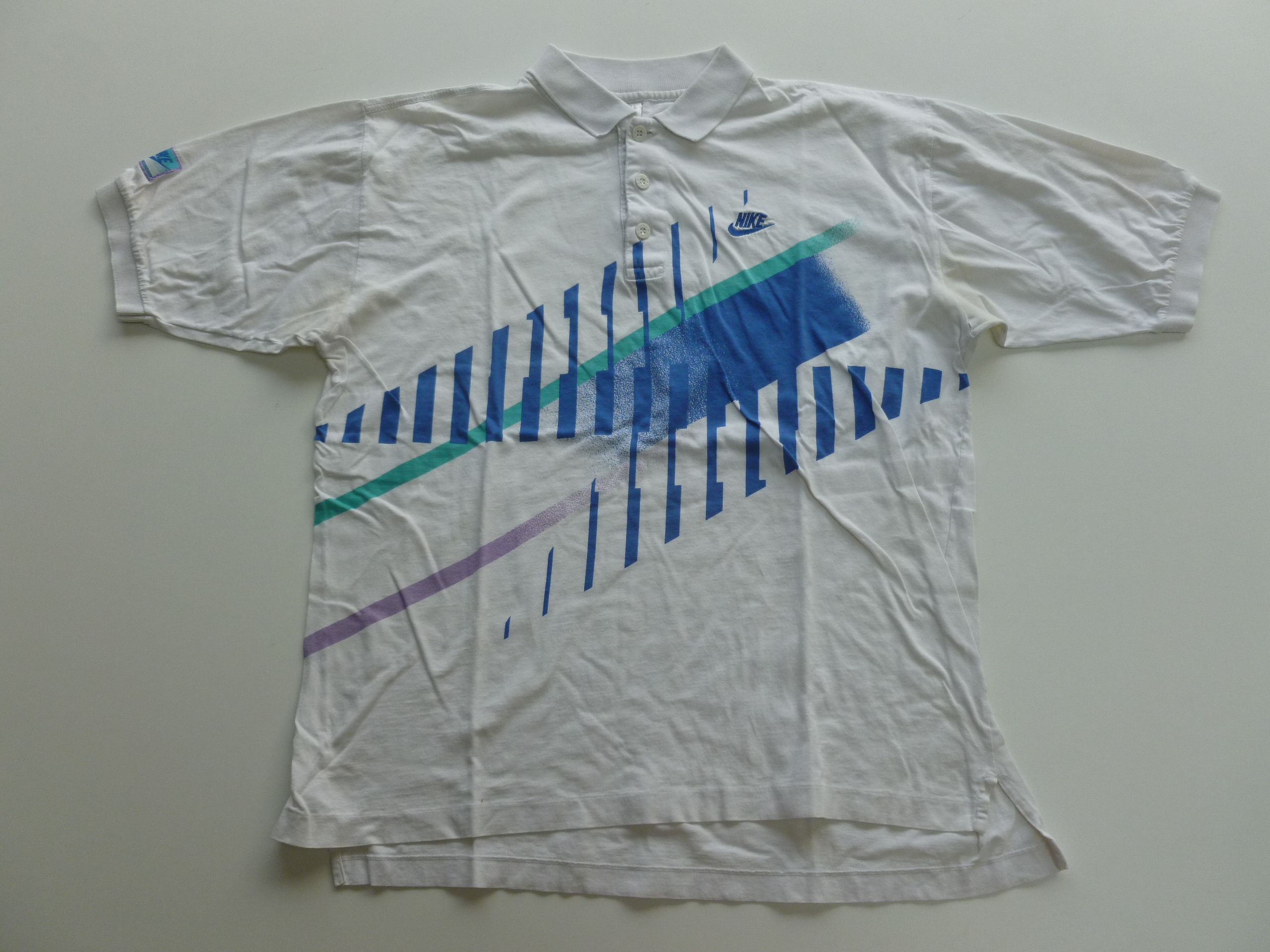 Polo 1985 white bande