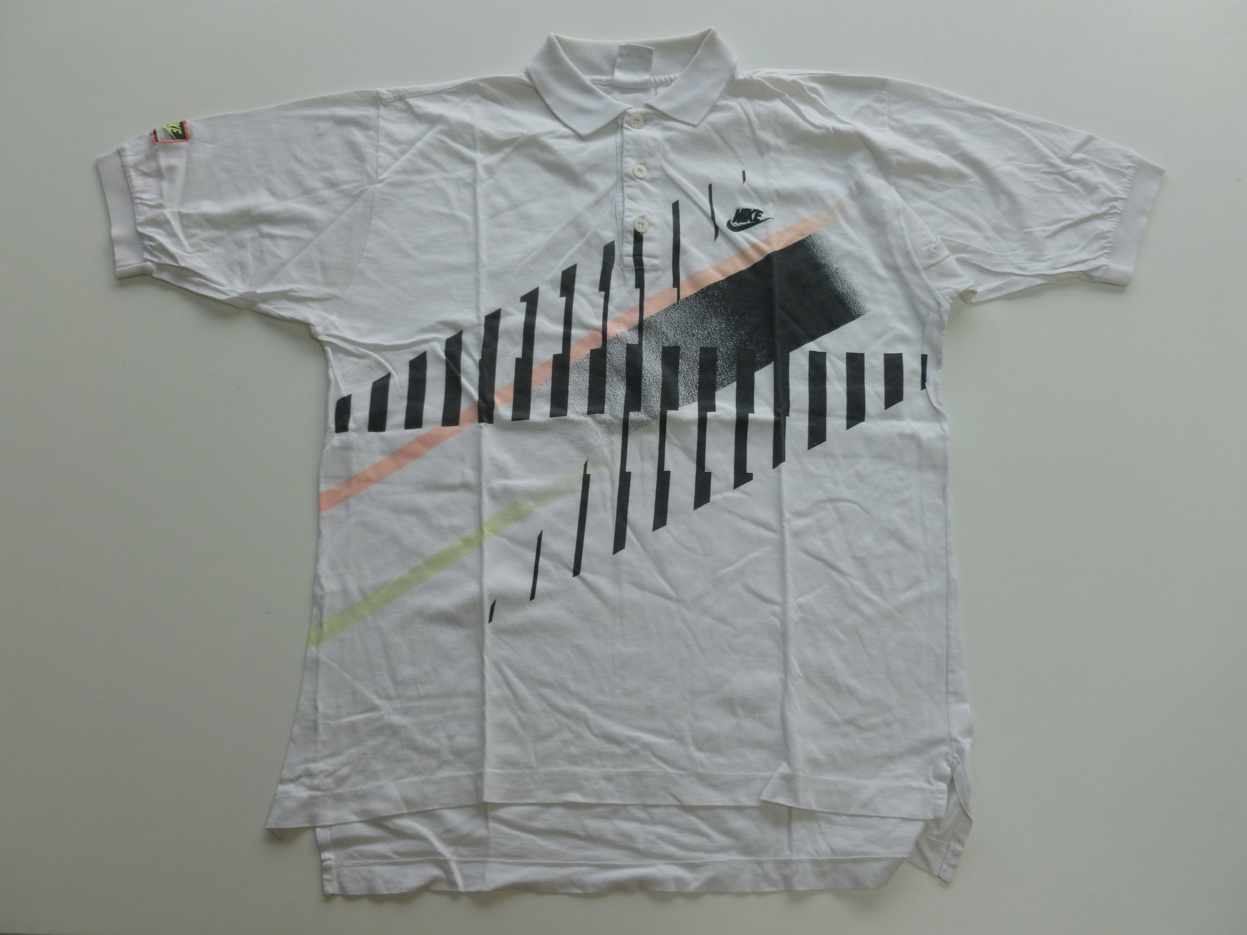 Polo 1985 white bande