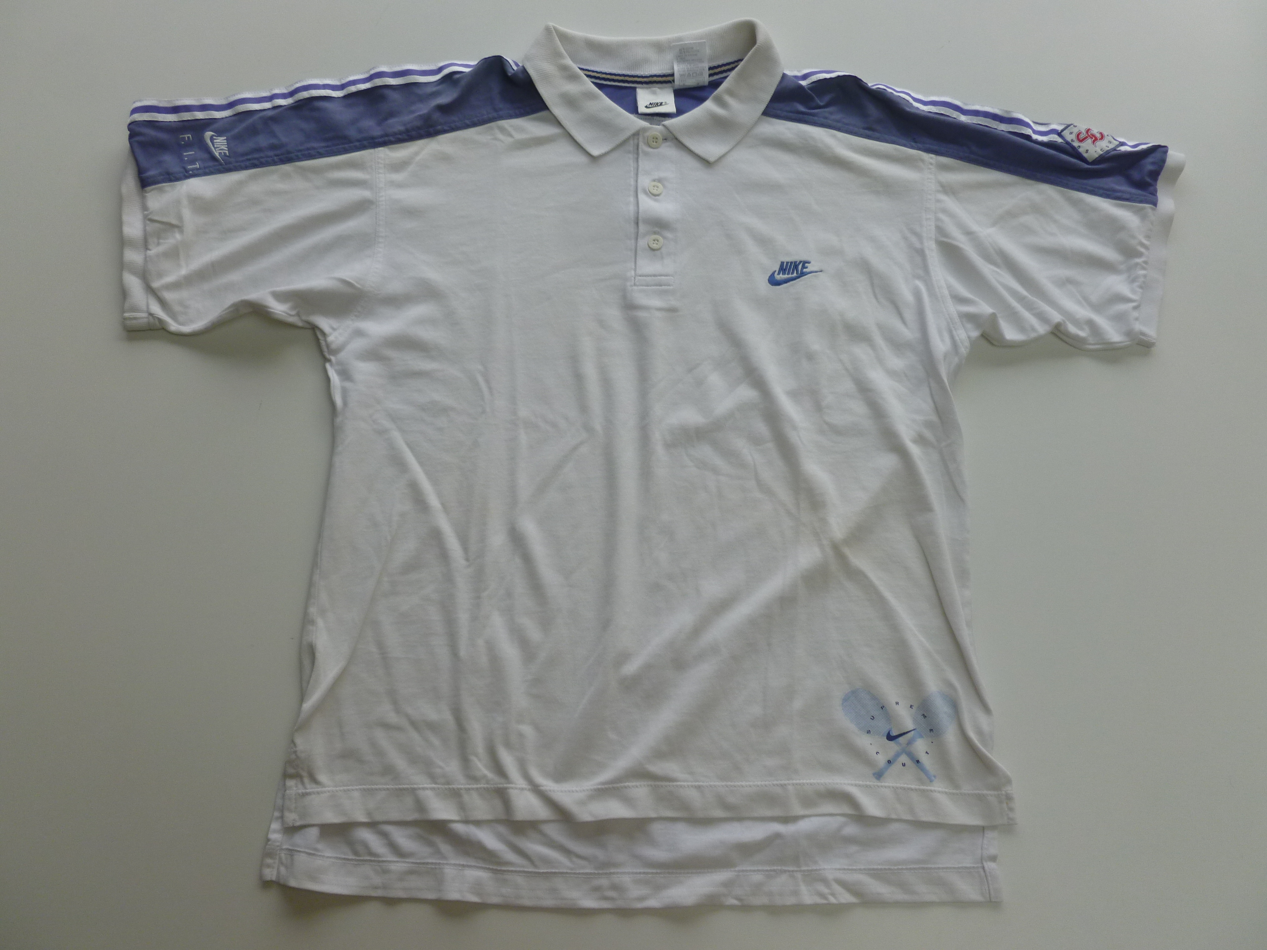 Polo 1985 white bande